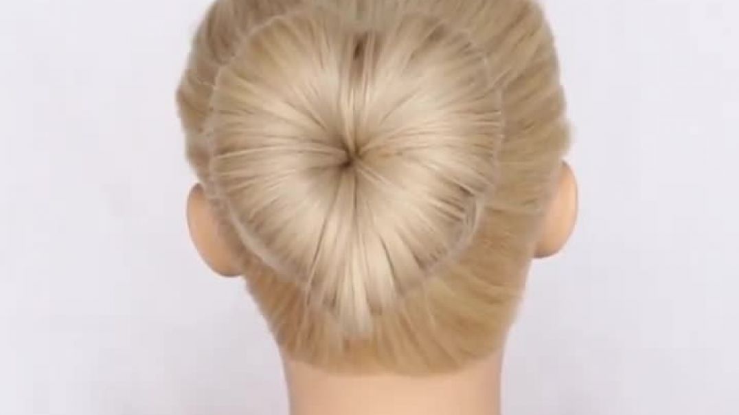 ⁣4 BUN UPDO HAIRSTYLE Tutorials Wedding Prom Updo perfect for long &amp;amp; medium length hair