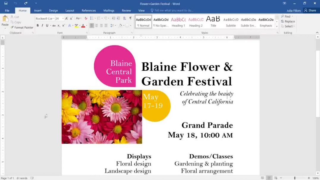 ⁣Word_ Formatting Pictures