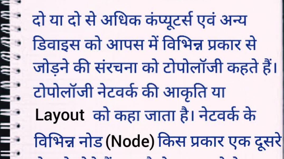 Topology kya hai in hindi। नेटवर्क टोपोलॉजी क्या है। basic computer knowledge।।#shorts