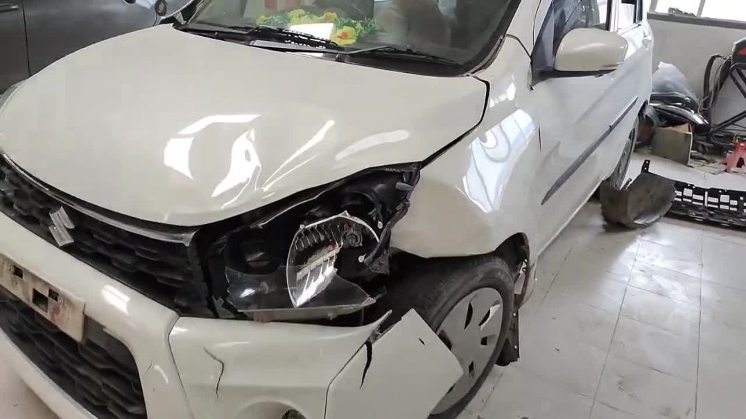 CELERIO FRONT ACCEDENT REPAIRNING PROCESS #AUTOMOBILESERVICE
