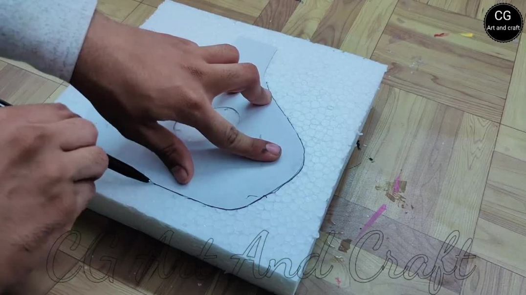 Easy white cement craft ideas • DIY Home Decoration • Pop craft