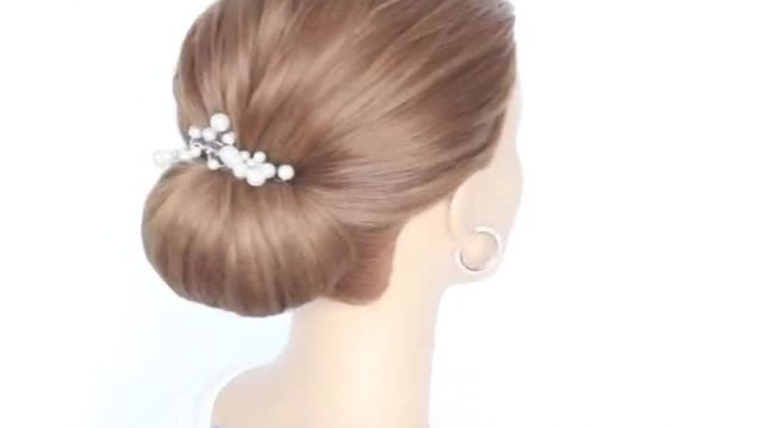 EASY High Bun Wedding Prom Updo Hair Tutorial by Another Braid