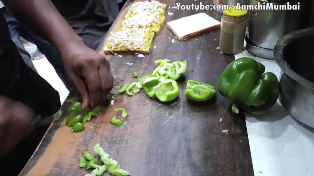 INDIA FASTEST Sandwich Man _ Cheese Chilly Sandwich _ Indian Street Food