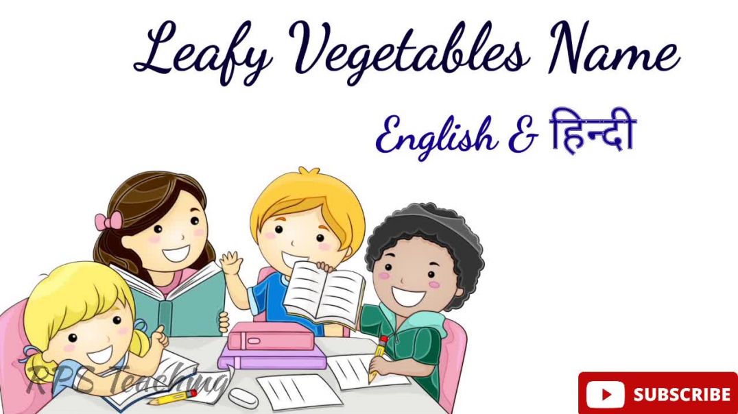 ⁣Green Leafy Vegetables Name in English and Hindi हरी पत्तेदार सब्जियों के नाम हिंदी और इंग्लिश में