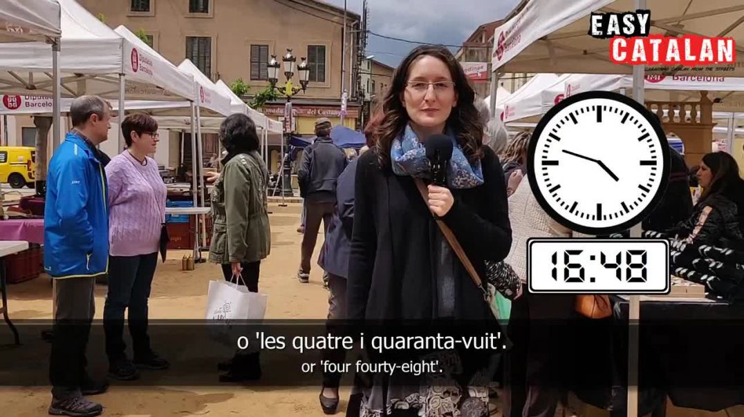 How To Tell Time In Catalan _ Super Easy Catalan 5
