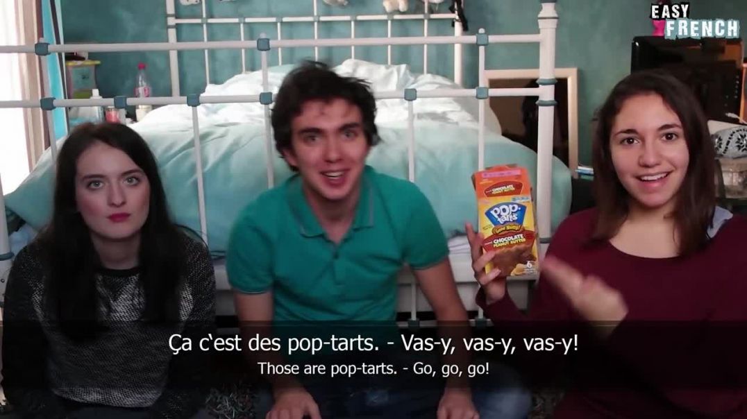 ⁣French People Try Heated American Products _ Super Easy French 30
