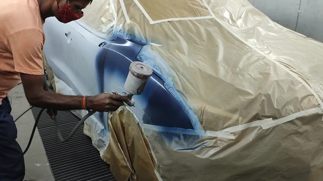 ⁣BALENO FULL PAINTING PROCESS _  BALENO PAINTING APPLYING