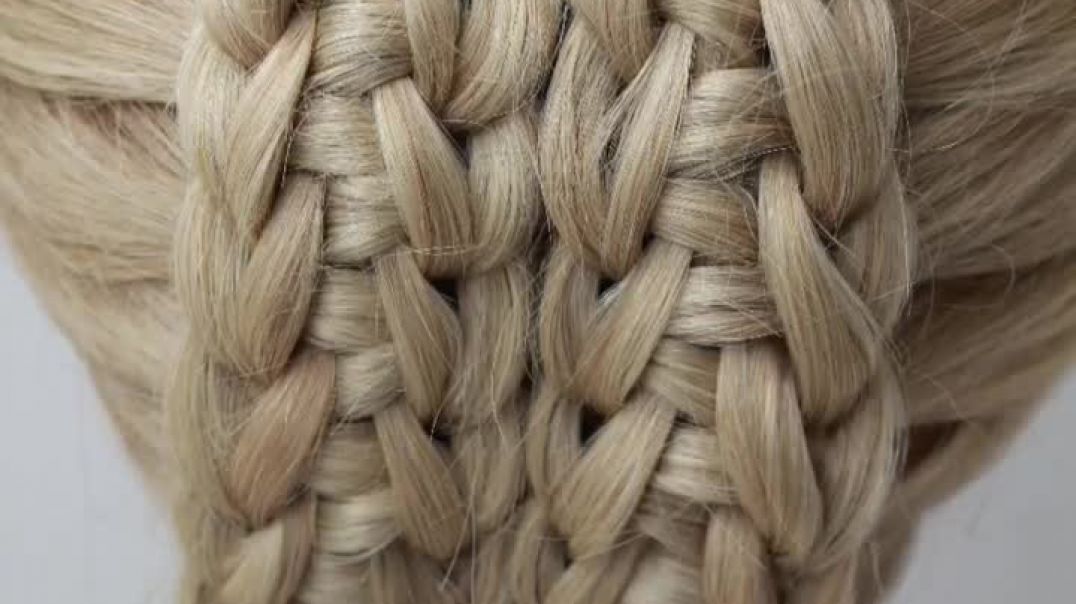 Double Knotted Braid  Wedding Prom Updo Hair Tutorial by Another Braid