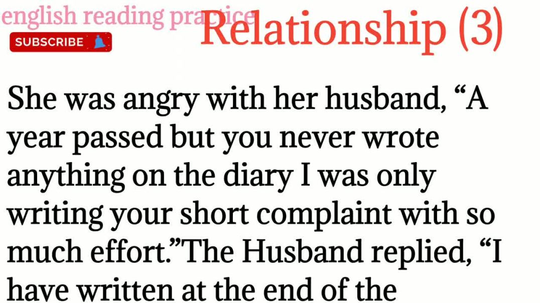 135,Relationship story,(3)_learn English_ Spoken English_how to read english story_hindi to english