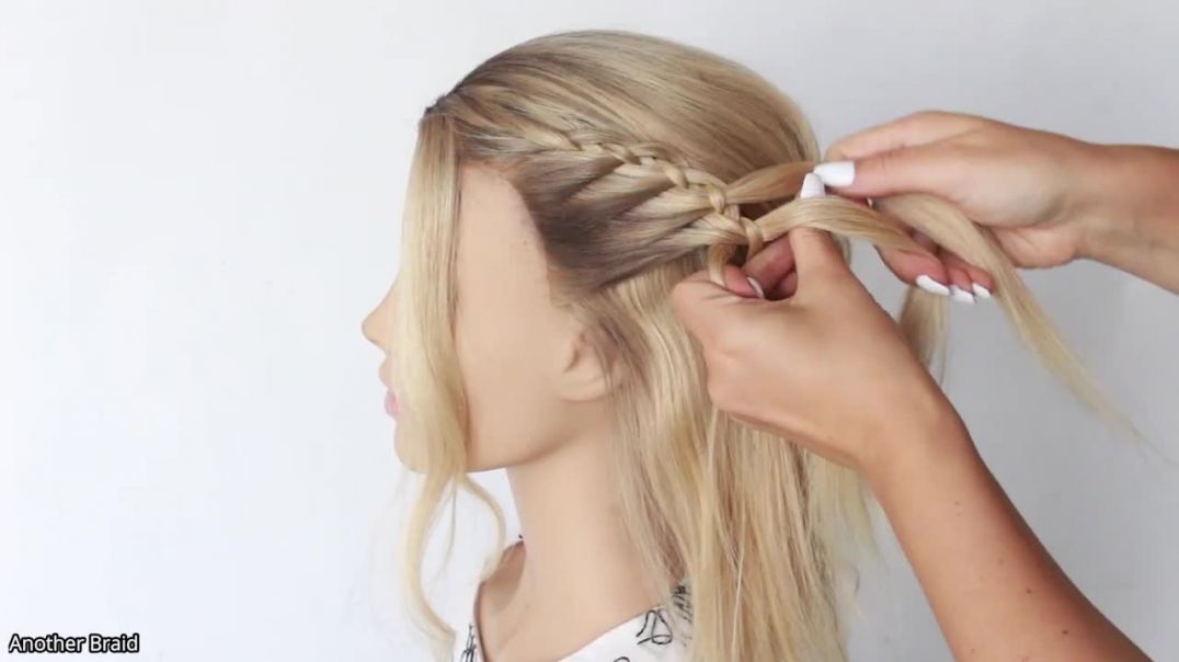 Braided Hairstyle New hairstyle for wedding and party __ trending hairstyle __ party