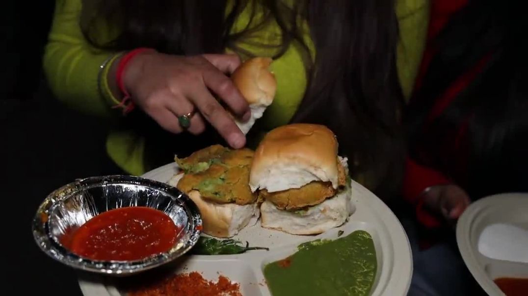 Momos, Spring Roll and Vada Pav Eating Challenge Eating Competition Food Challenge
