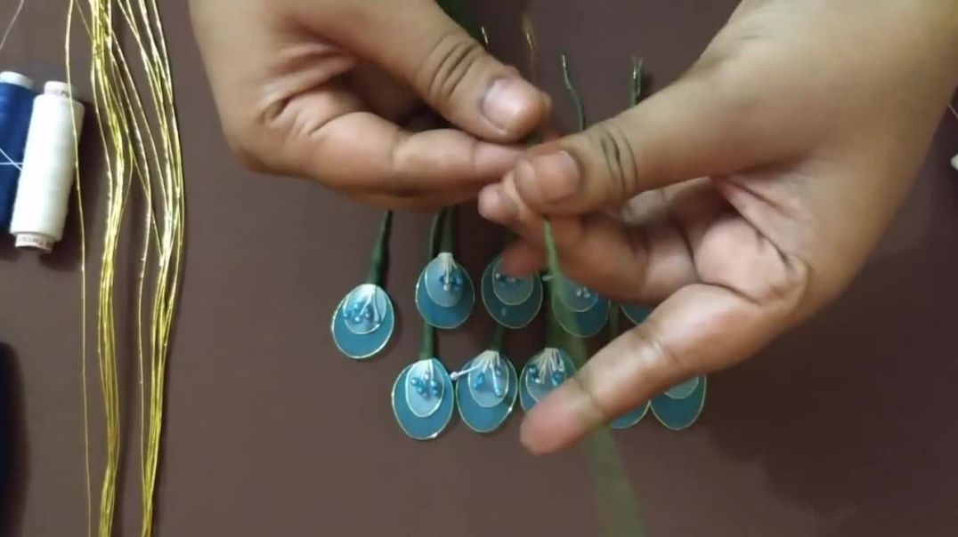 How To Make Hair Brooch At Home _ Hair Brooch For Wedding _ Hair Brooch Making