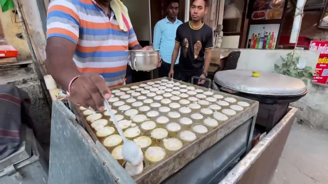 India&Biggest 100 Rounds Appe Pan _ Indian Street Food