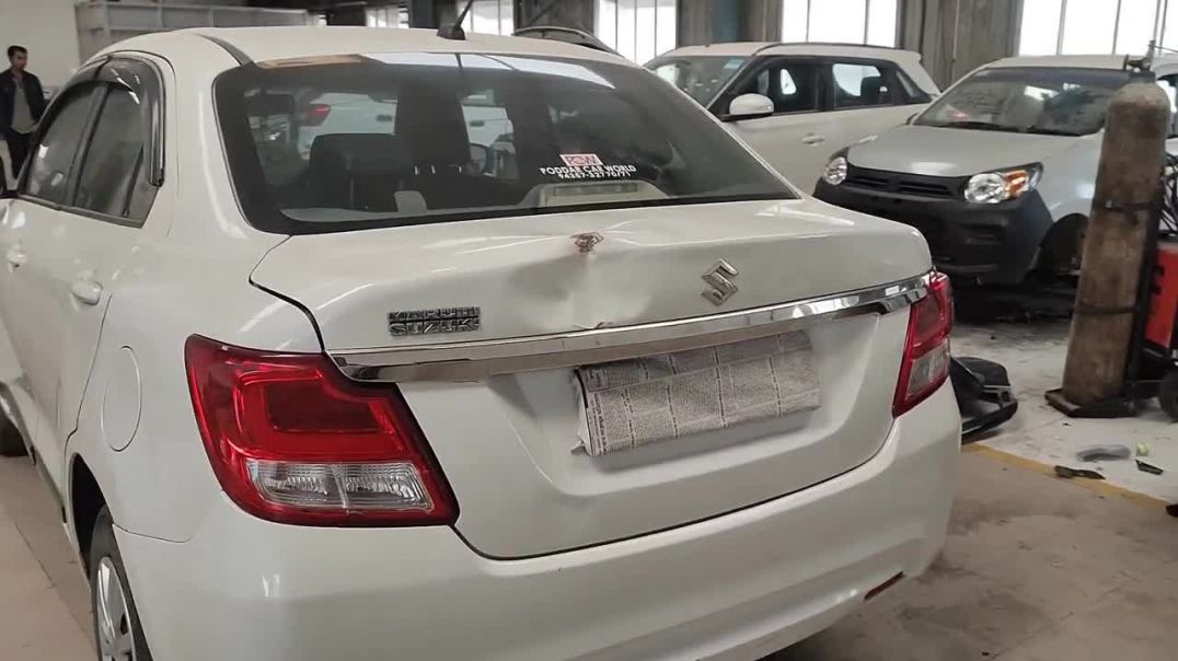 DZIRE DICKY DENTING PAINTING PROCESS #AUTOMOBILE SERVICE