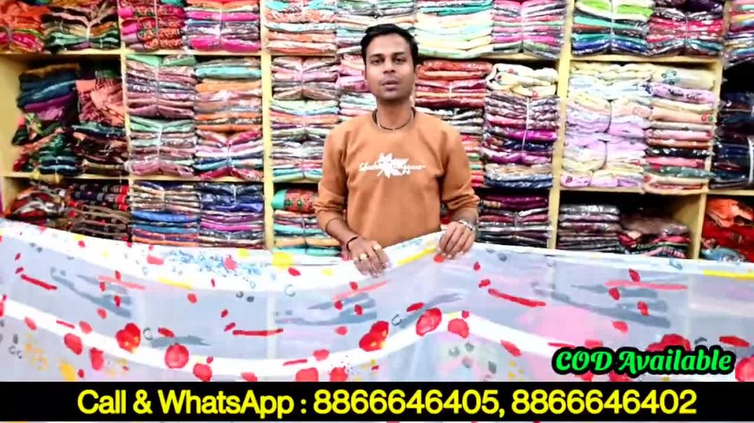 खुशखबरी 50 ₹ में साड़ी _ गोदाम खुला जल्दी करो _ Sarees online shopping Low price _ Surat #Saree (1)