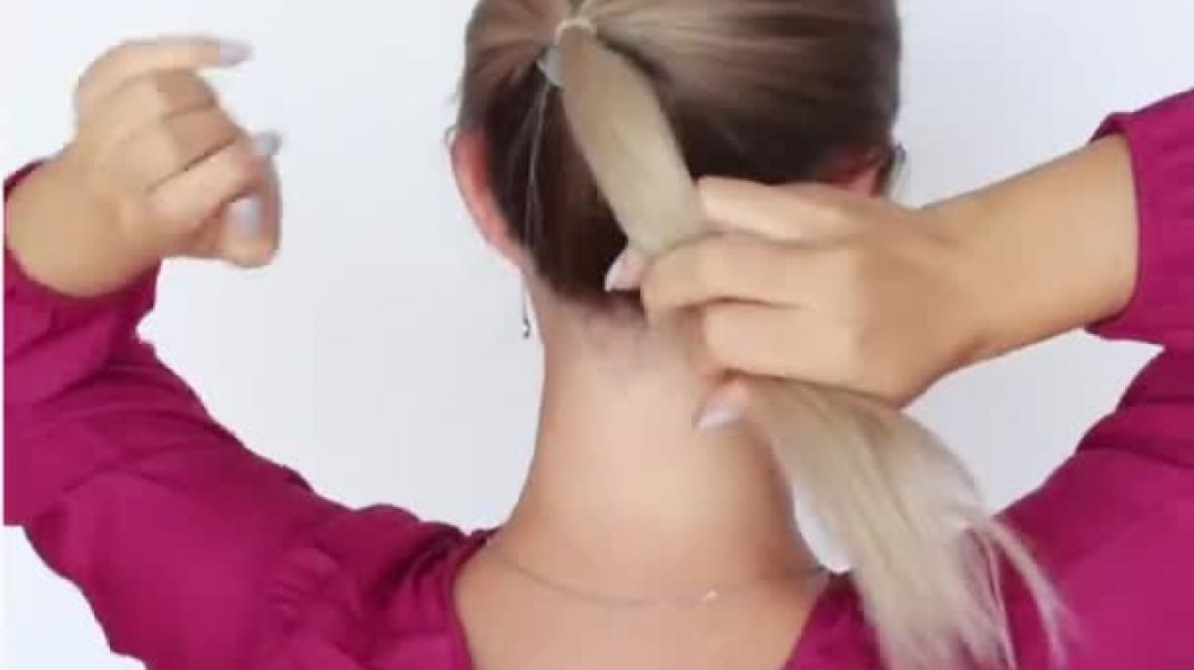 😍 DIY EASY Elegant Hairstyle BUN 😍 Hairstyle Transformations