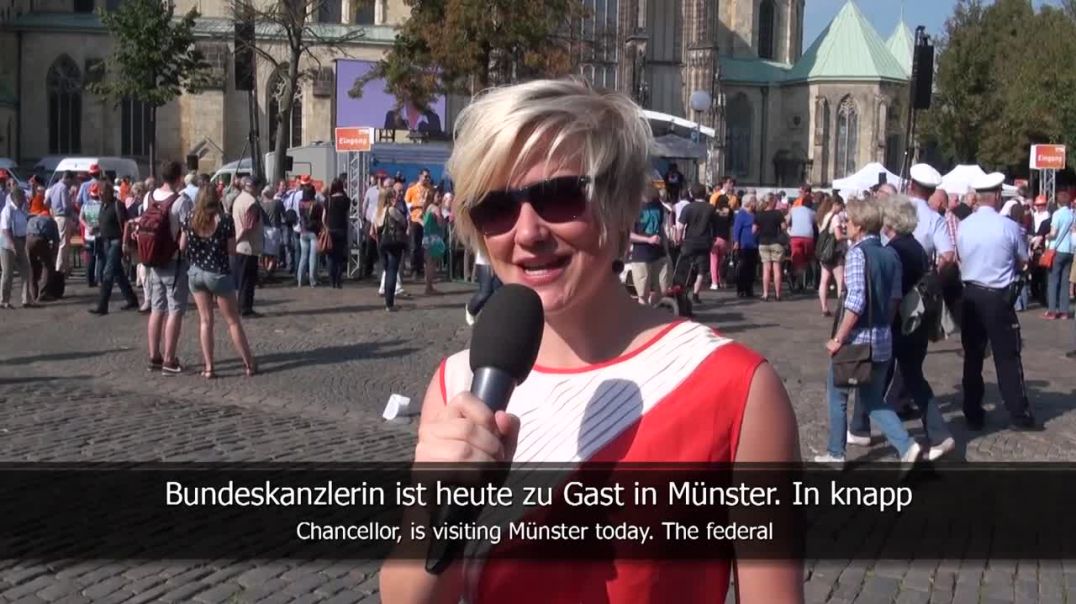 Election Campaigning With Angela Merkel _ Easy German 40