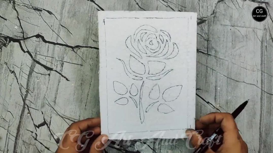 🌹 Rose Showpiece __ Home Decoration __ Craft with white cement __ White Cement craft ideas