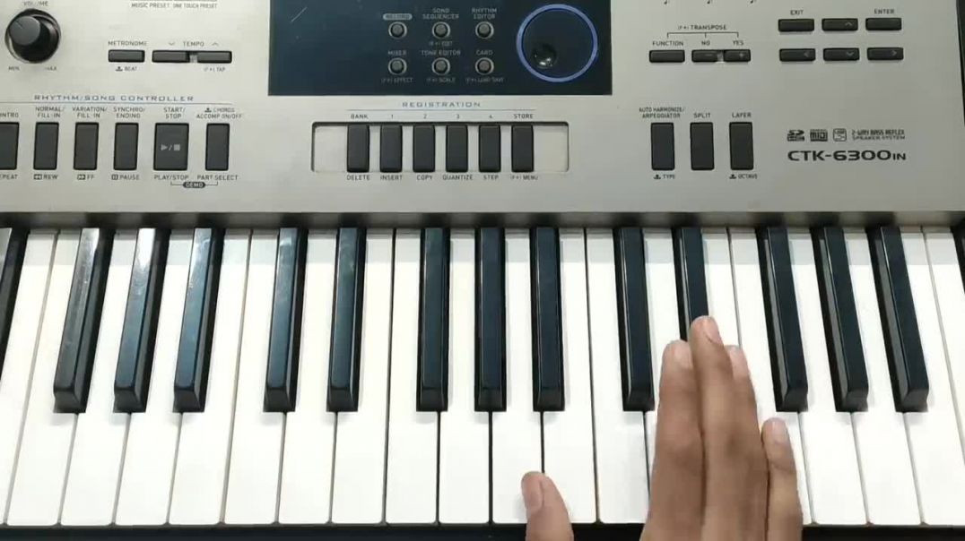 Gore Gore Mukhde Pe Kala Kala Chashma - आसानी से पियानो पर सीखे Easy Piano Tutorial The Kamlesh