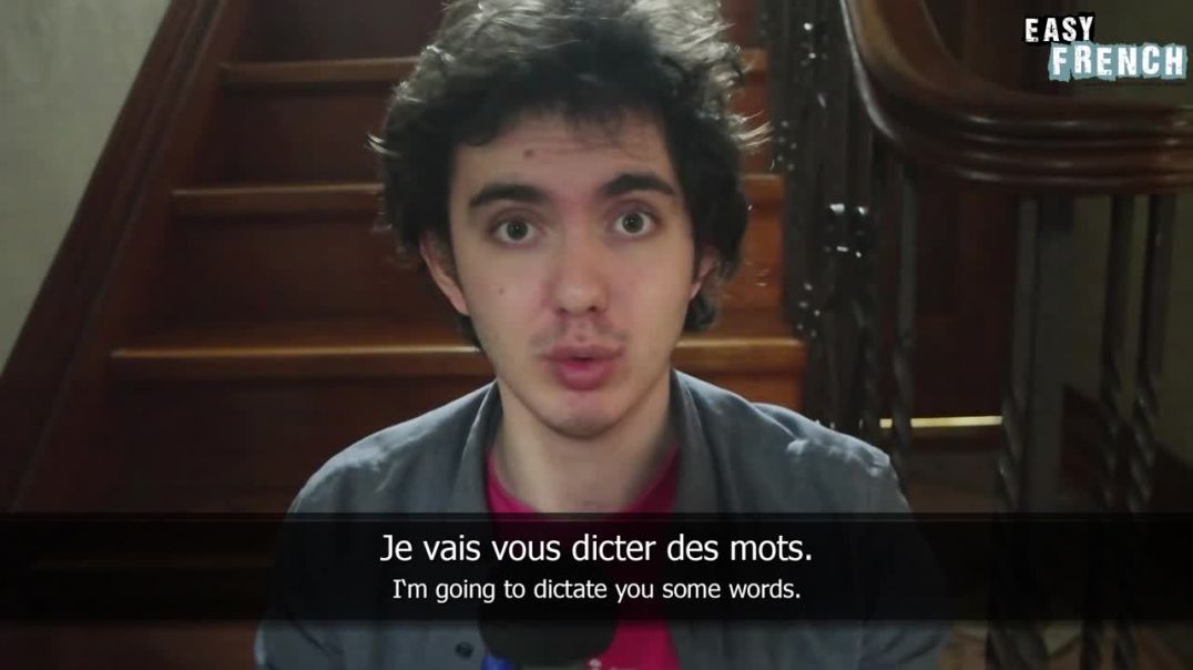⁣Easy French Word Dictation 1 - Daily Activities (morning)