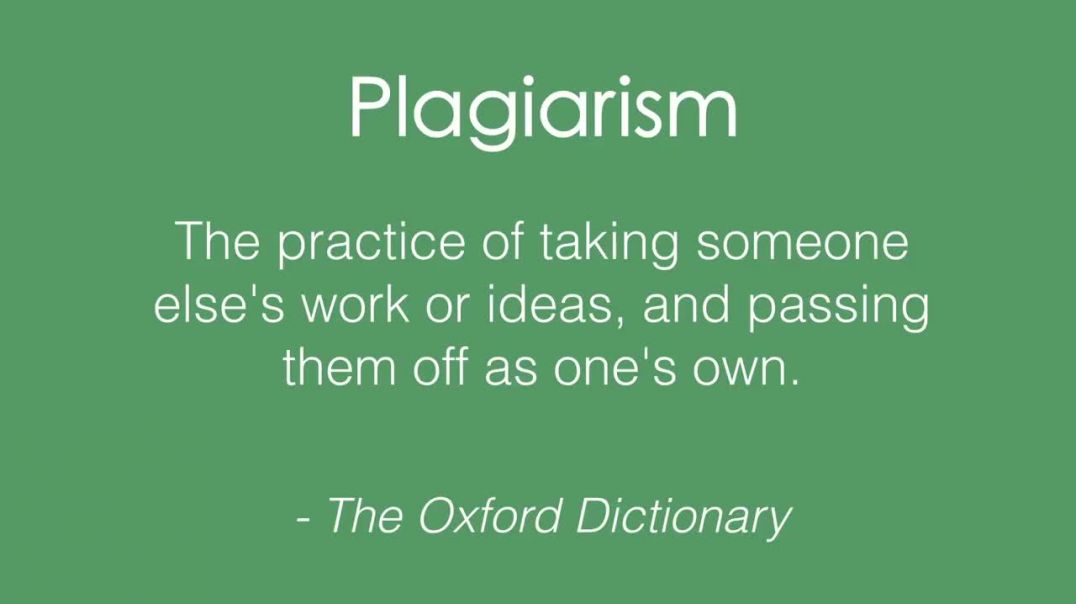 Avoiding Plagiarism