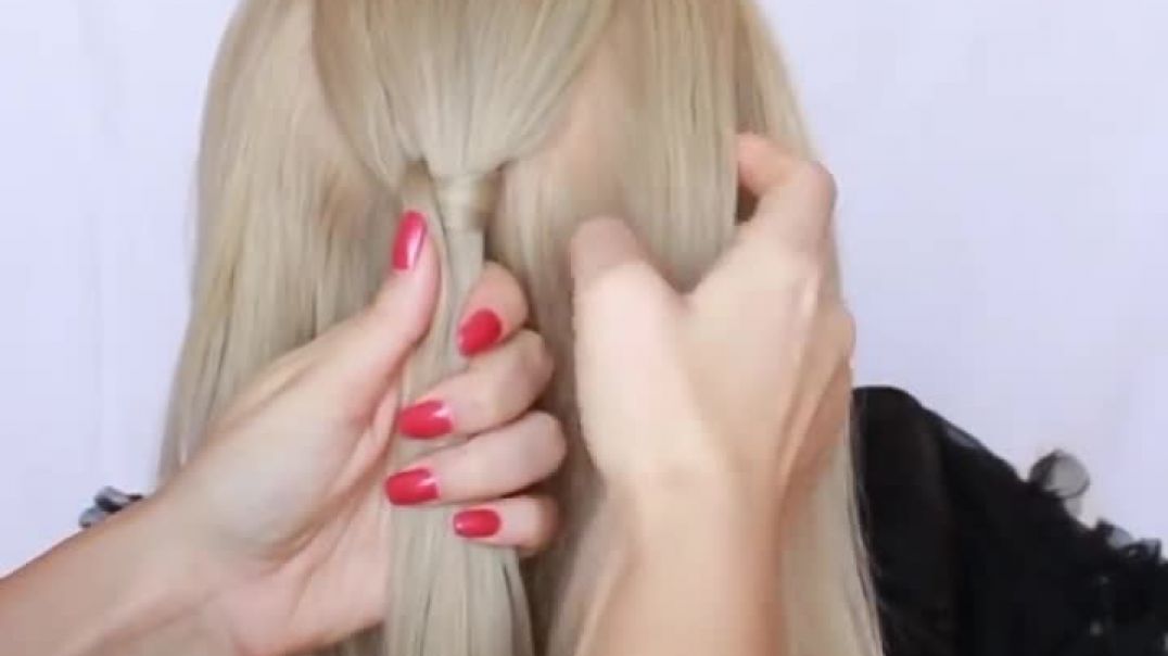😱 EASY Knotted Updo! 😱 Super simple & perfect for long, medium & shoulder length hair