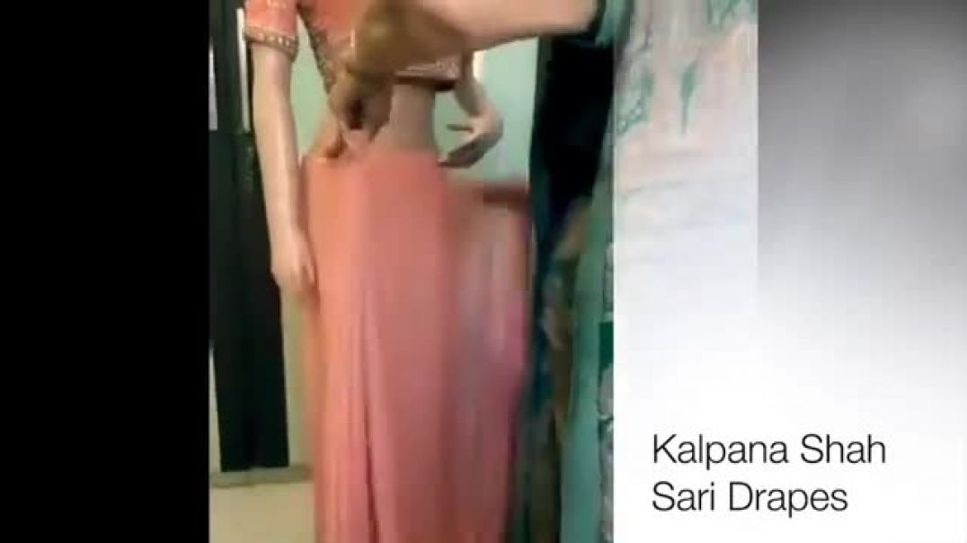 Style No 57 - DIY Saree - Kalpana Shah Sari Drape
