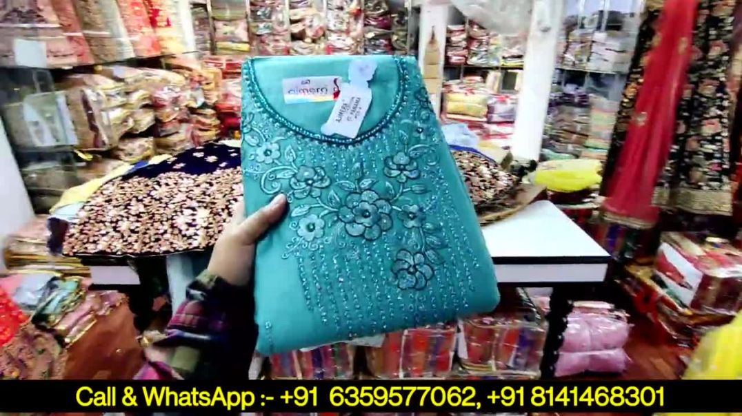 Ladies Suit Wholesale Market Designer Suit व्यापारियों के लिए सस्ते मे