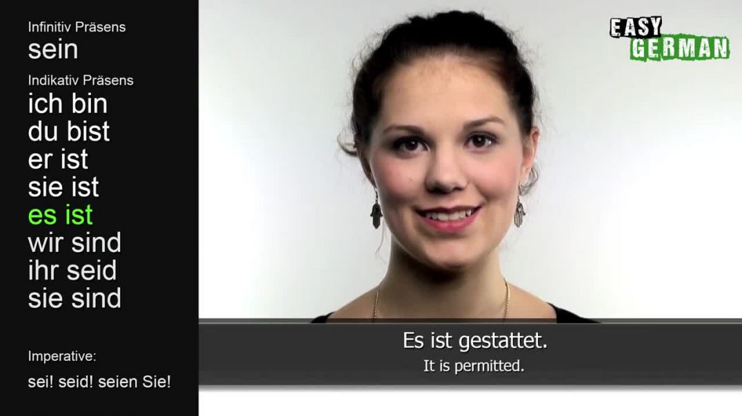 Easy German Verbs - Sein_ Es Ist