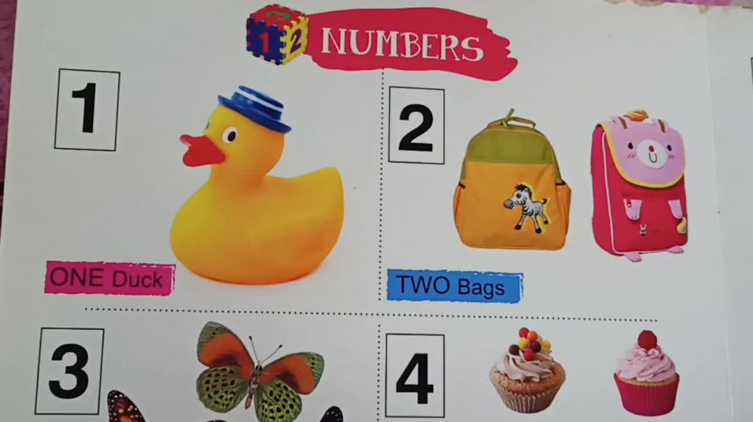 ⁣छोटे बच्चों को 1 से लेकर 10 तक गिनती याद करवाएं Learn counting from 1 to 10  #nursery #math #study