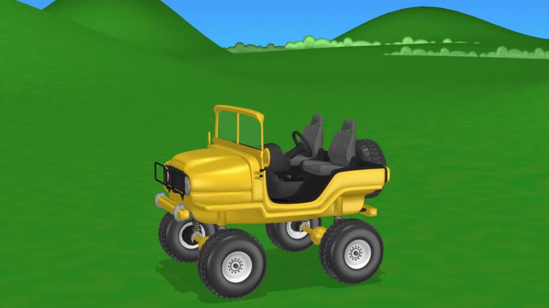 Building A Jeep _ Tutitu The Toys Come To Life