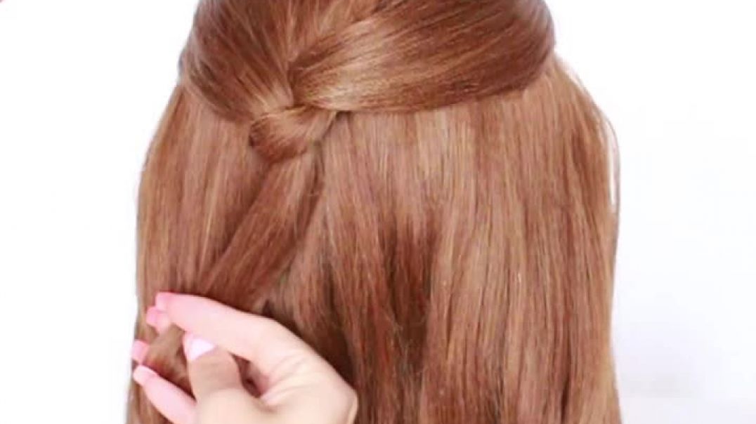 Easy Intricate Knotty Braid Hairstyle Tutorial  _ new hairstyle for wedding and party __ trending