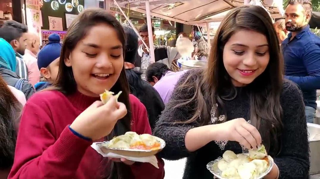 Momos challenge in Local Market #HimmiStyles #foodchallenge