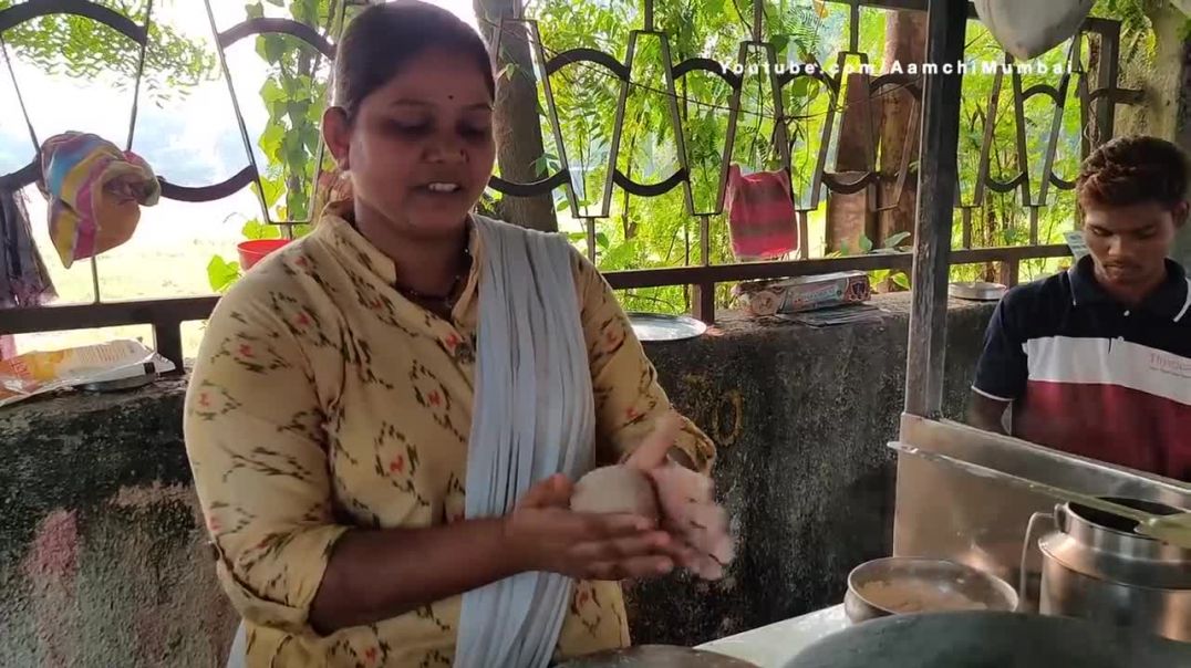 Most Loaded Aloo Cheese Paratha _ Indian Street Food