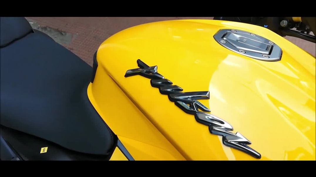 ⁣2019 Bajaj Pulsar NS 200 ABS New Yellow Color Walkaround