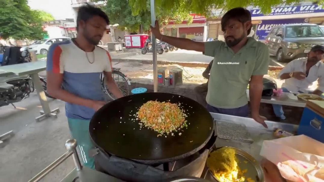 Parathas Made in Full Butter Tikki _ Quality Paratha _ Indian Street Food