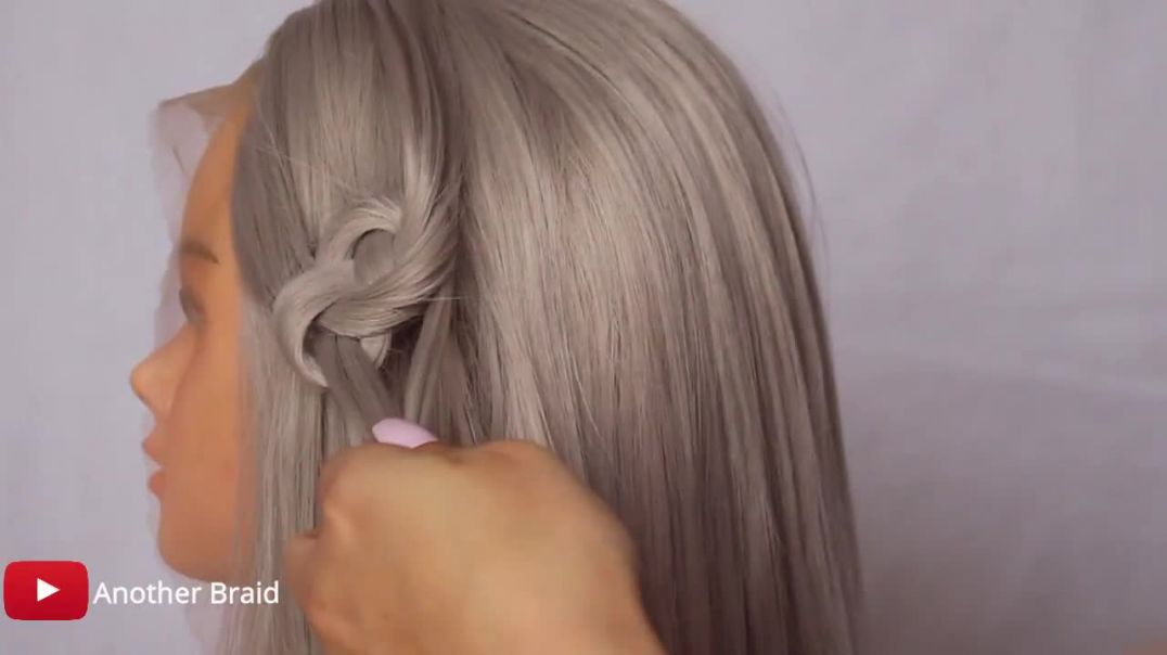 How to_ Knotted Diagonal Braids _ Hairstyles and braids by Another Braid