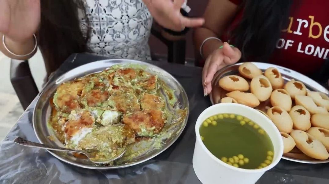 Pani Puri, Aloo Tikki, Jalebi and Rabdi Challenge Eating Food with 1st Letter of Our Name