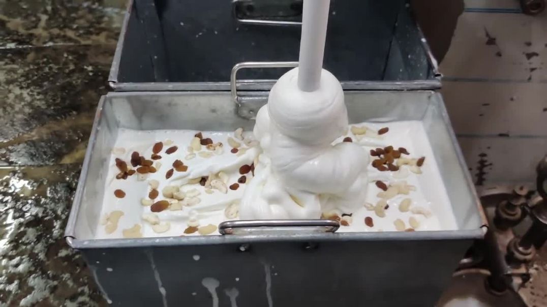 India Most Advanced Ice Cream Making _ Mega Ice Cream Kitchen _ Indian Street Food