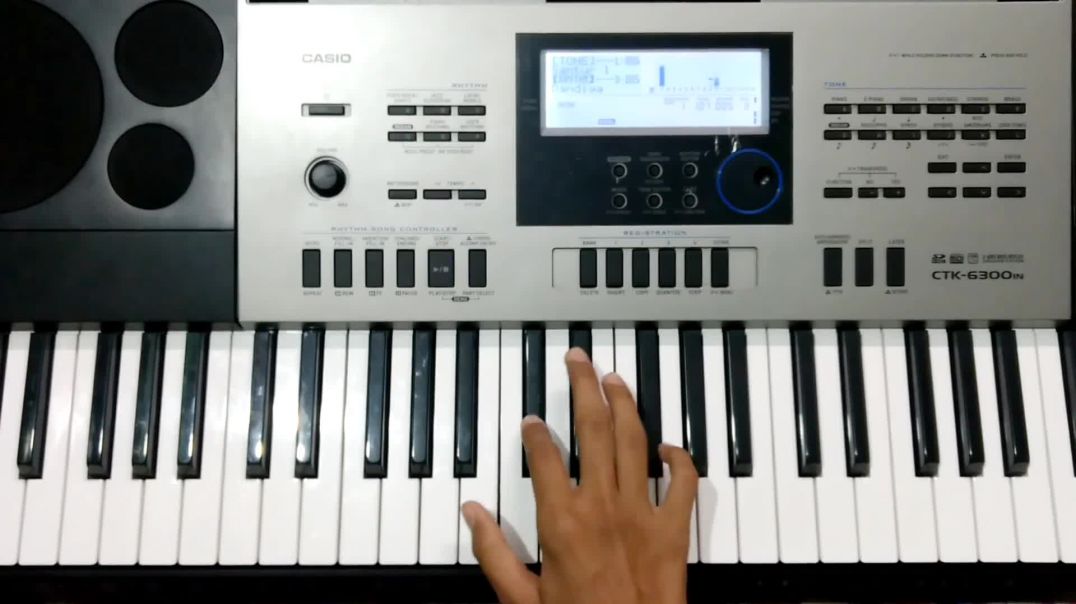 Pankhida Re Udi Jajo Pavagadh Re - Garba Song - Piano Casio Keyboard - પંખીડા રે ઉડી જજો પાવગઢ રે