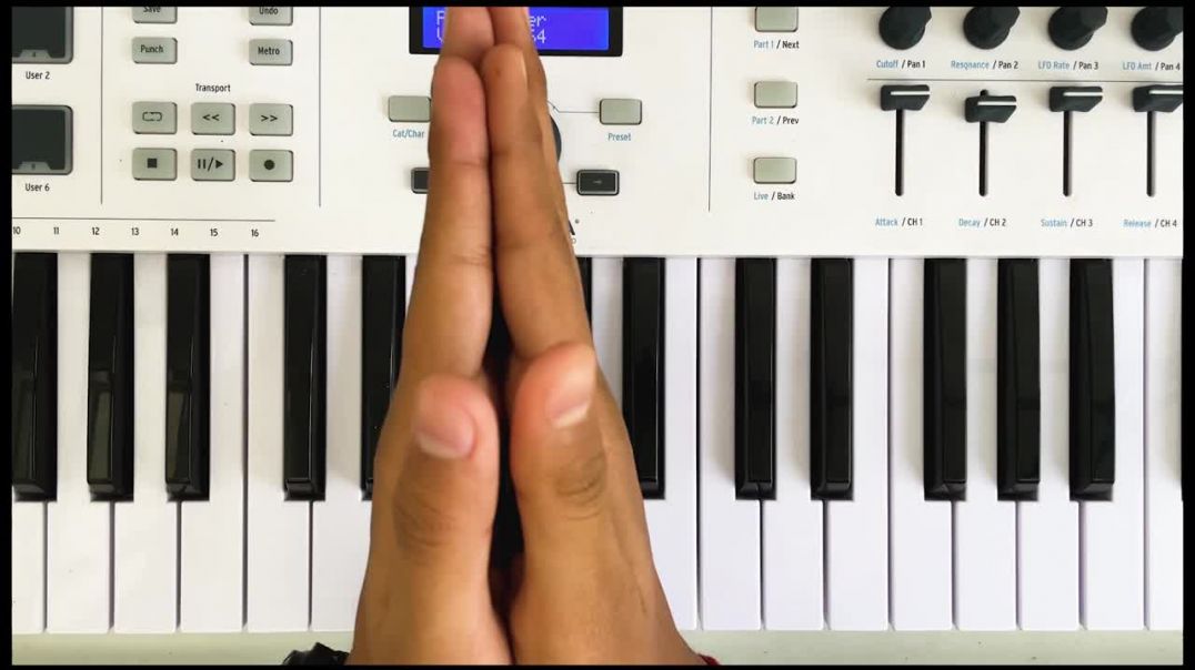 ⁣MAIN KOI AISA GEET GAOON - मिनटो में पियानो पर बजाना सीखें Easy Piano Tutorial The Kamlesh