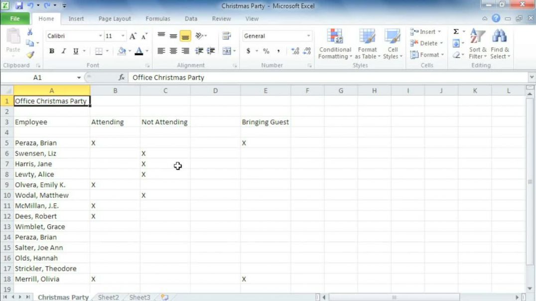 ⁣Excel 2010_ Cell Basics