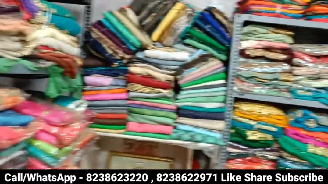 Wholesale Sarees ₹60 ₹70 ₹80 में साड़ी _ खुला गोदाम लूट लो _ Saree Wholesale Market in Surat,