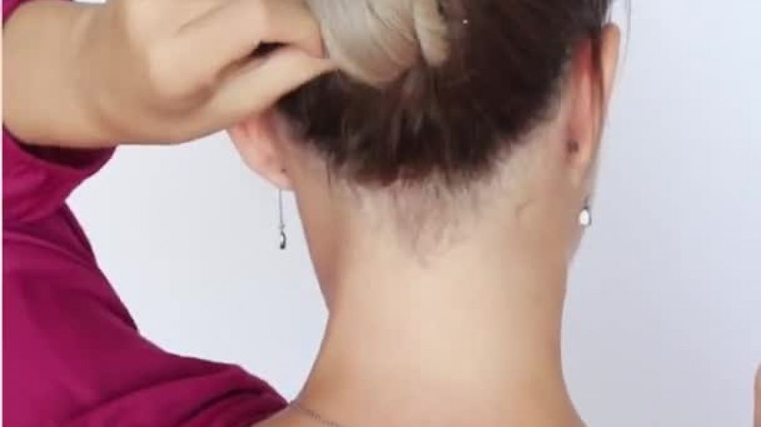 Easy Bun Hairstyle Step By Step - French Bun Hairstyles For New Year 2022
