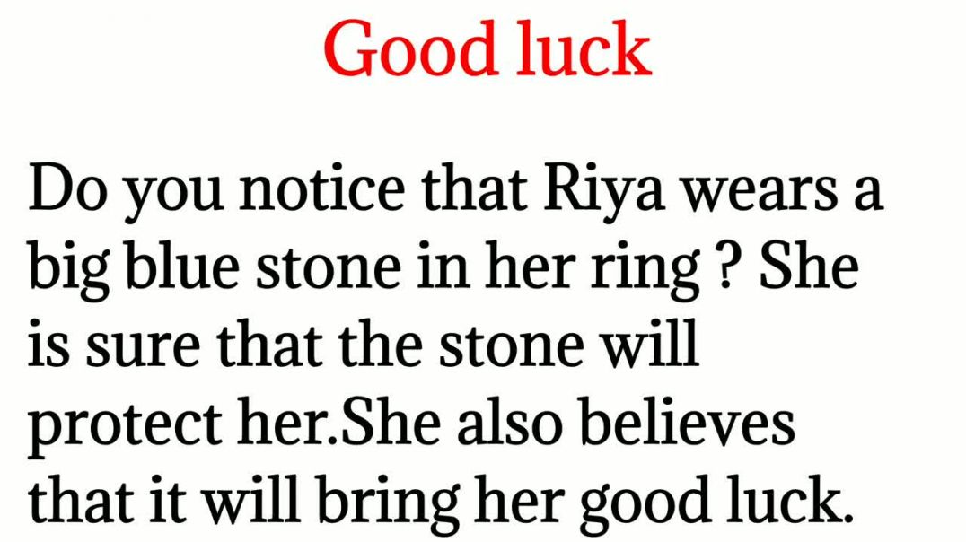 18,. Good luck _ English सीखे कहानी से_english translation