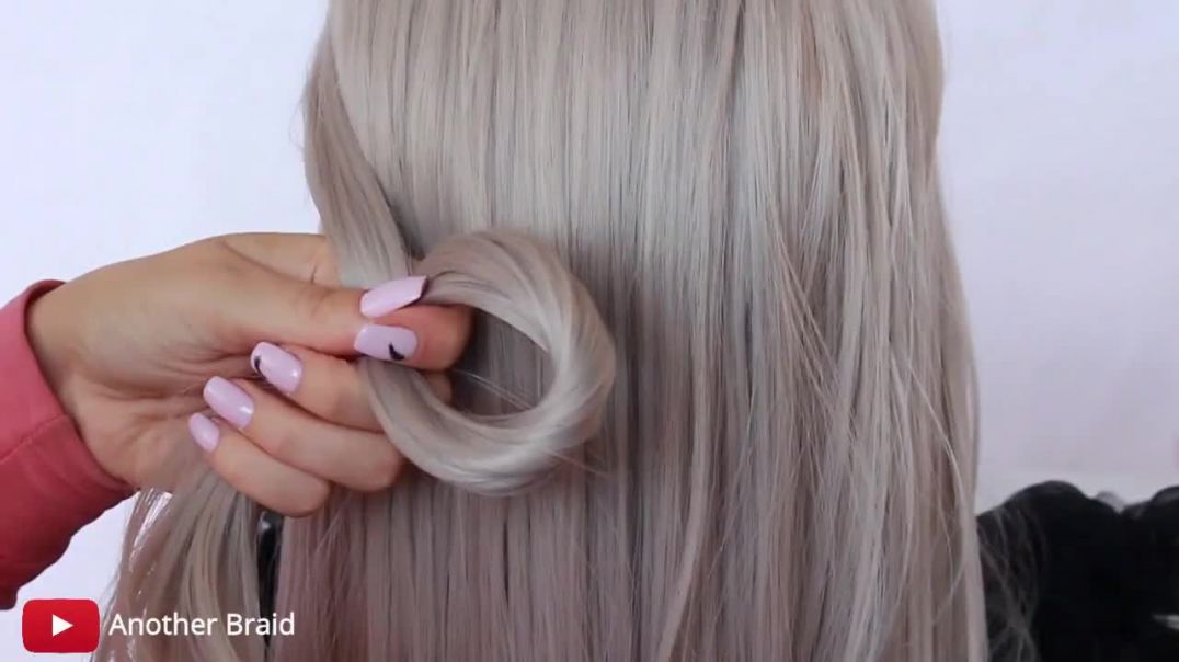 How To_ Easy Knotted Ponytail _ Braids Hairstyles by Another Braid