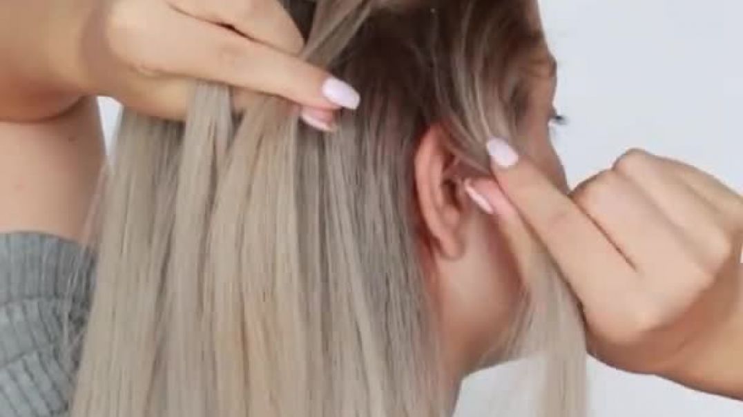 DIY Waterfall Braids Step by Step for beginners