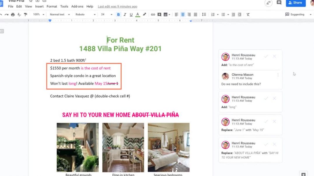 Google Docs_ How to Track Changes
