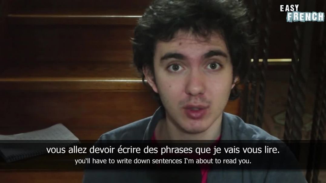 ⁣Easy French Sentence Dictation 1 - Daily Life (morning)