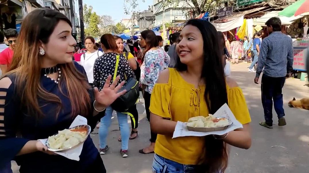 Momos Challenge in Local Market Momos Competition #himmistyles #foodchallenge
